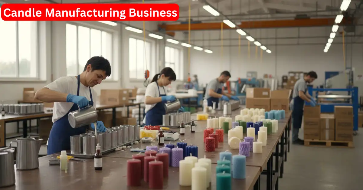 Candle manufacturing business in village in hindi