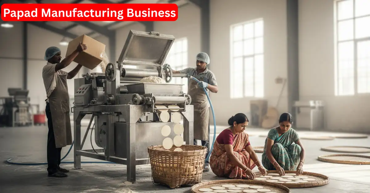 Papad manufacturing business in village in hindi