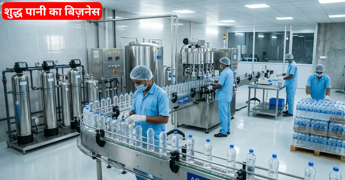गांव में mineral water plant बिज़नेस – शुद्ध पानी पैकिंग और सप्लाई का काम