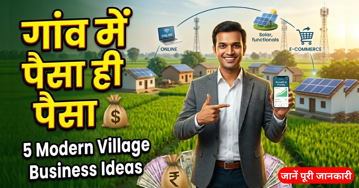 गांव में शुरू करने के लिए 5 Modern Village Business Ideas (2026)