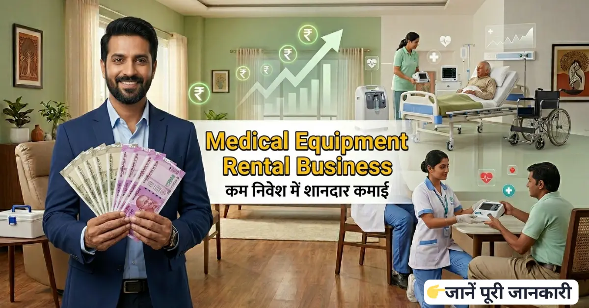 भारत में तेजी से बढ़ता Medical Equipment Rental Business – घर और अस्पतालों के लिए wheelchair, oxygen concentrator और hospital bed की high demand वाली rental services