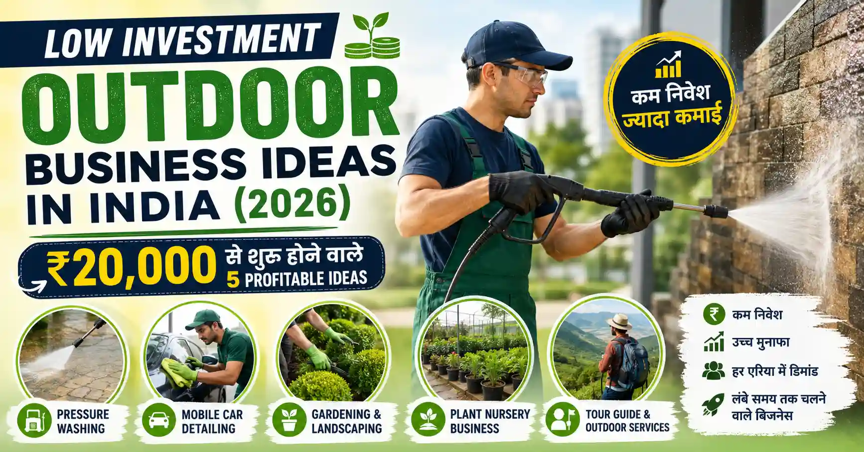 Low Investment Outdoor Business Ideas in India – कम निवेश में शुरू किए जा सकने वाले 5 Outdoor Business